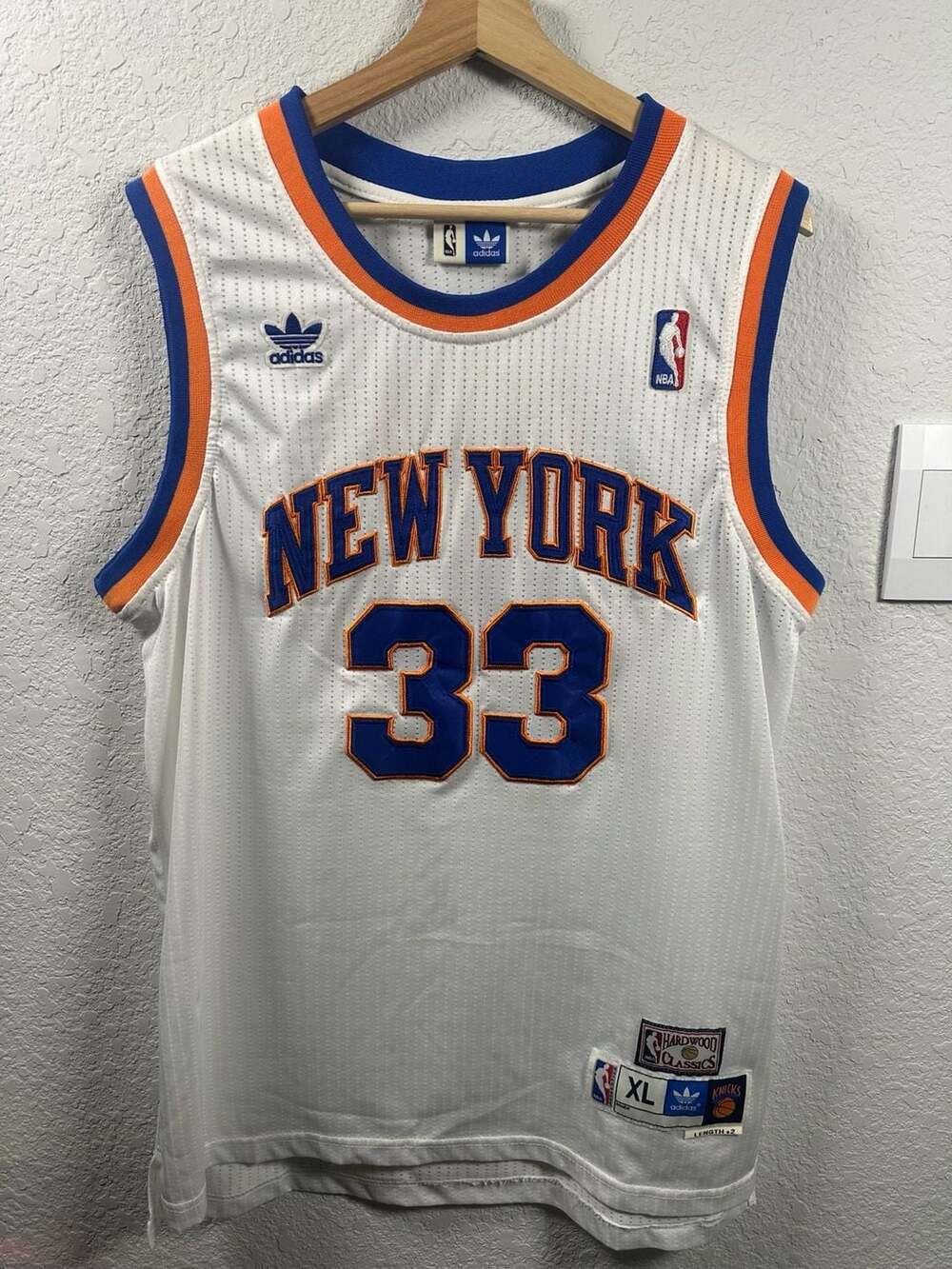 Adidas Patrick Ewing New York Knicks Size XL Jersey